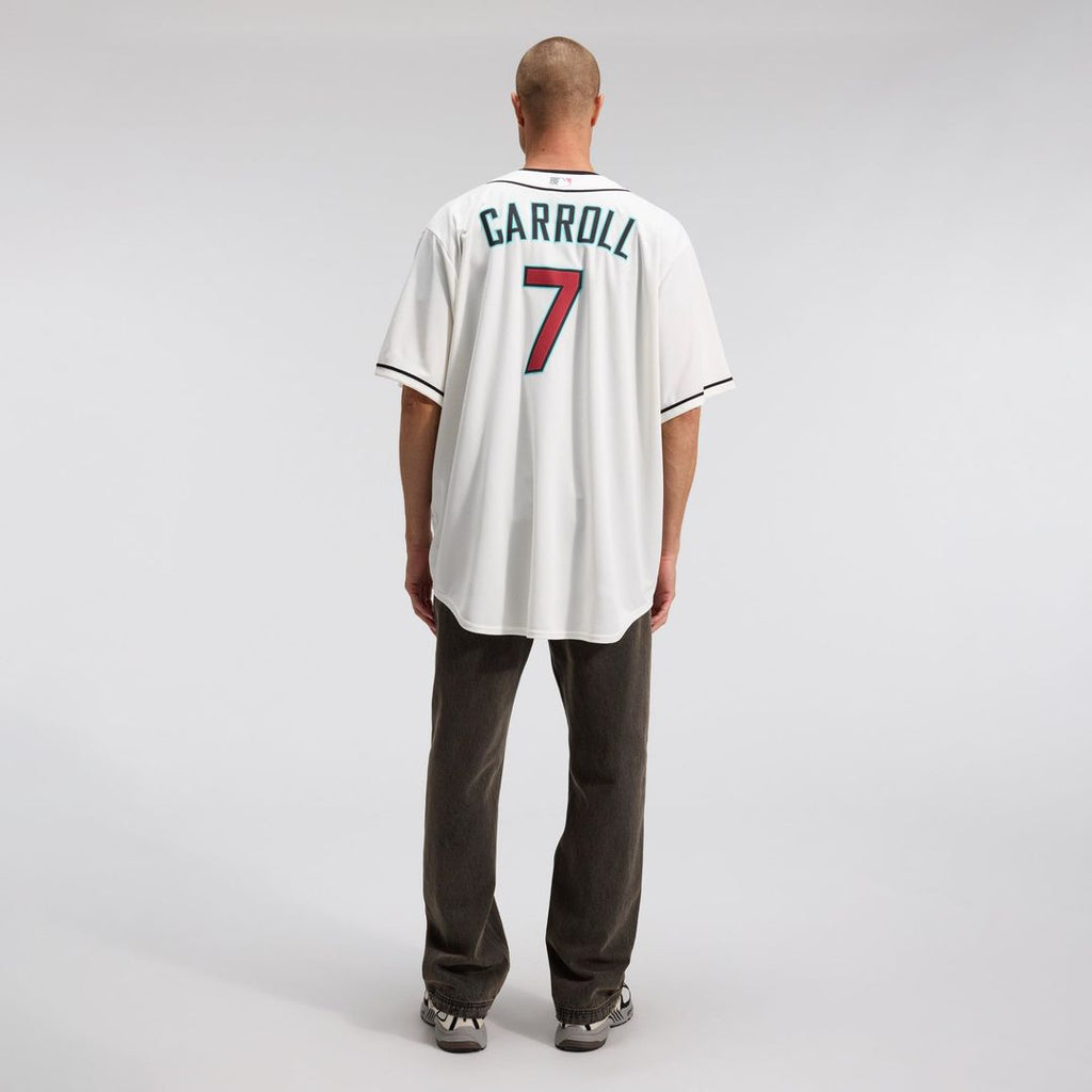 Men's Arizona Diamondbacks Corbin Carroll Cream Home Replica MLB Baseball Jersey - view 5