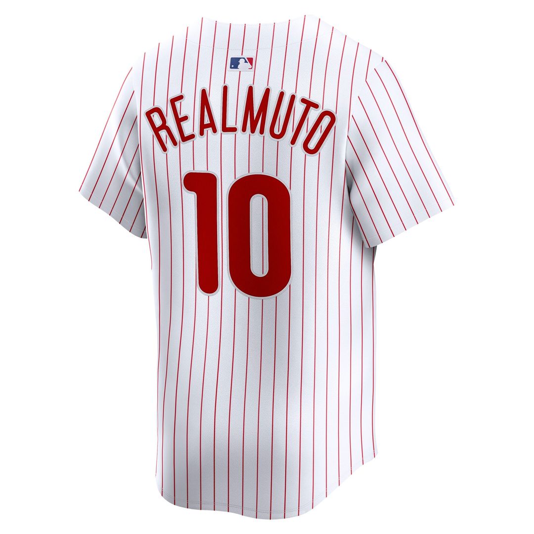 Men's Philadelphia Phillies J.T. Realmuto White Home Limited MLB Baseball Jersey - view 3
