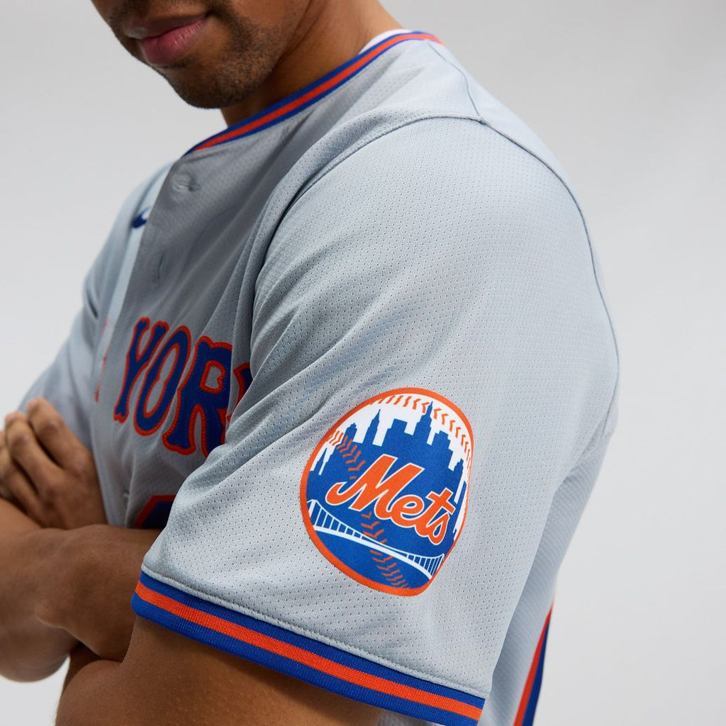 Men's New York Mets Mark Vientos Gray All-Star Limited MLB Baseball Jersey - view 9