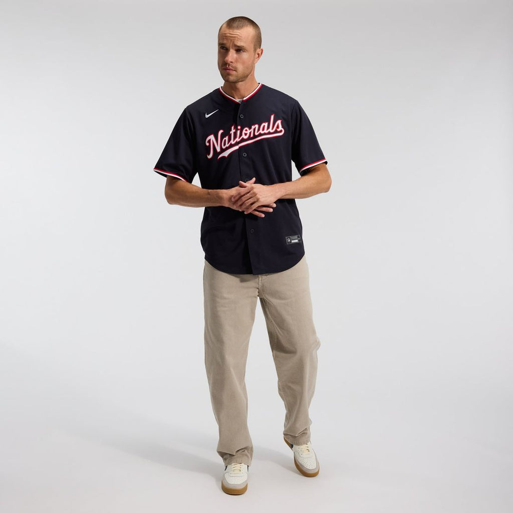 Men's Washington Nationals Dylan Crews Navy Alternate Replica MLB Baseball Jersey - view 19