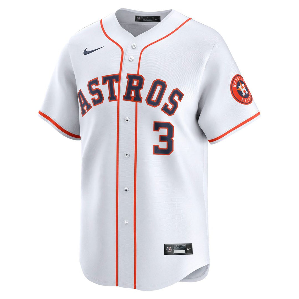 Men's Houston Astros Jeremy Peña White Home Limited MLB Baseball Jersey - view 2