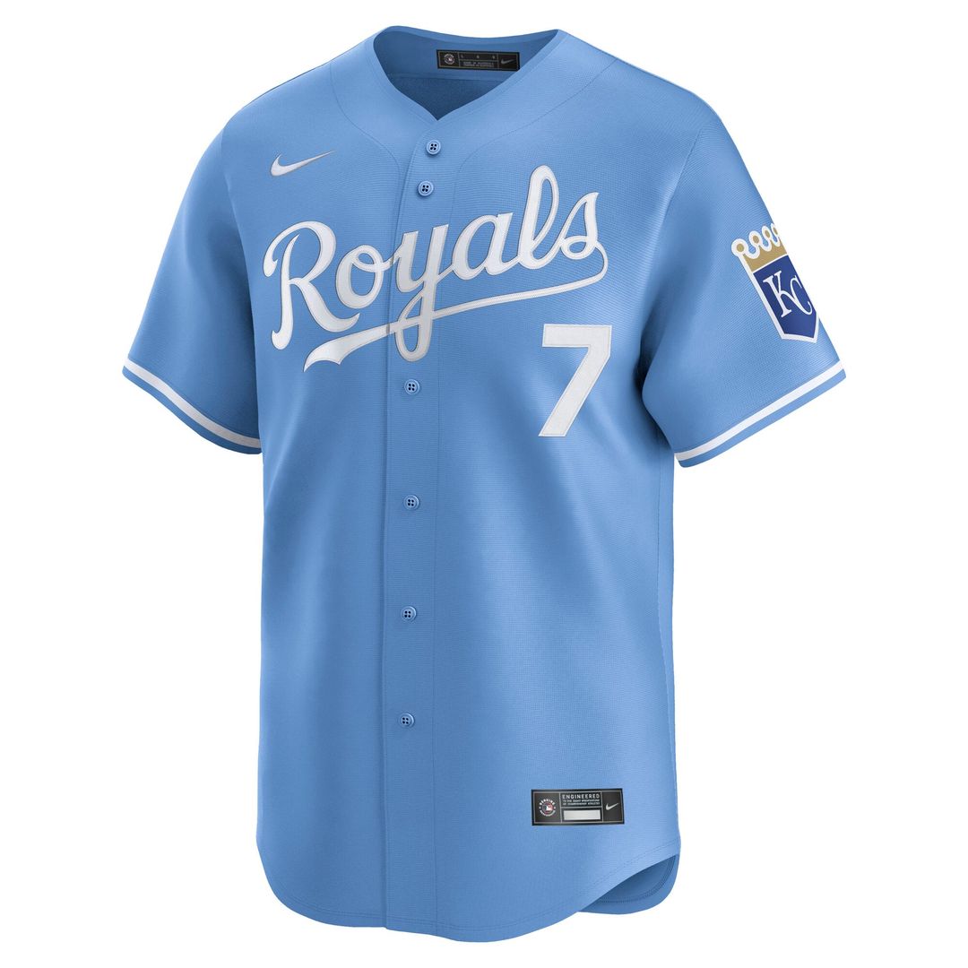 Men's Kansas City Royals Bobby Witt Jr. White Home Limited MLB Baseball Jersey - view 8