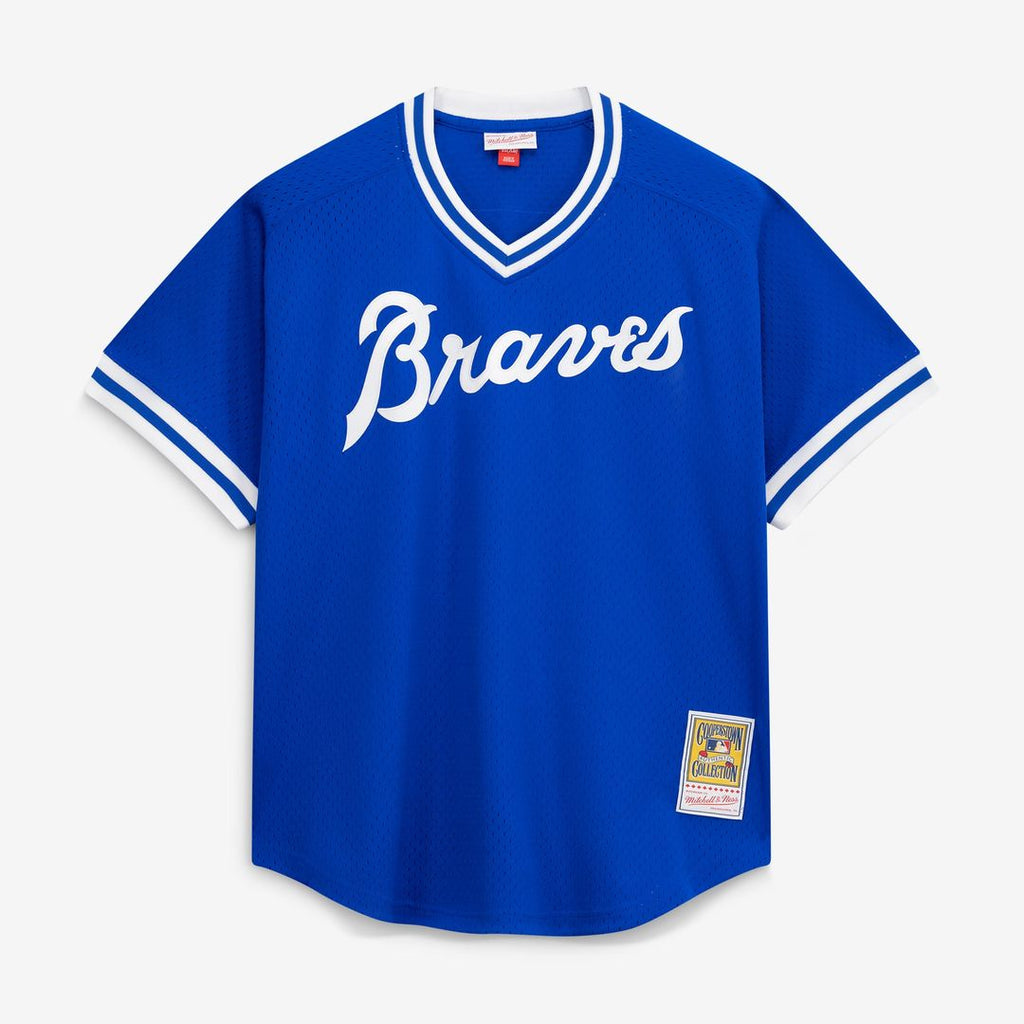 Men's Atlanta Braves Dale Murphy Scarlet Batting Practice MLB Baseball Jersey - view 16