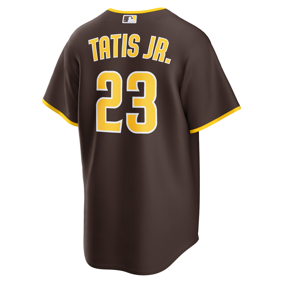 Men's San Diego Padres Fernando Tatis Jr. Sand Alternate Replica MLB Baseball Jersey - view 13