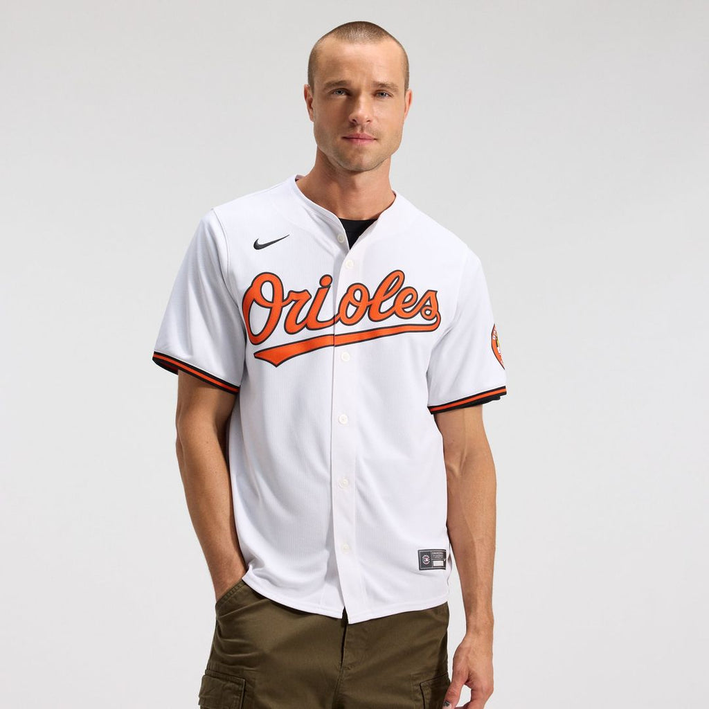 Men's Baltimore Orioles White Home Limited MLB Baseball Jersey - view 1