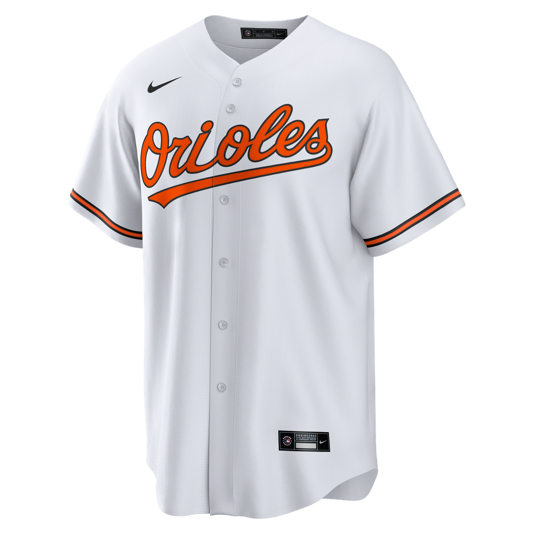 Men's Baltimore Orioles White Home Big & Tall Replica MLB Baseball Jersey - view 2
