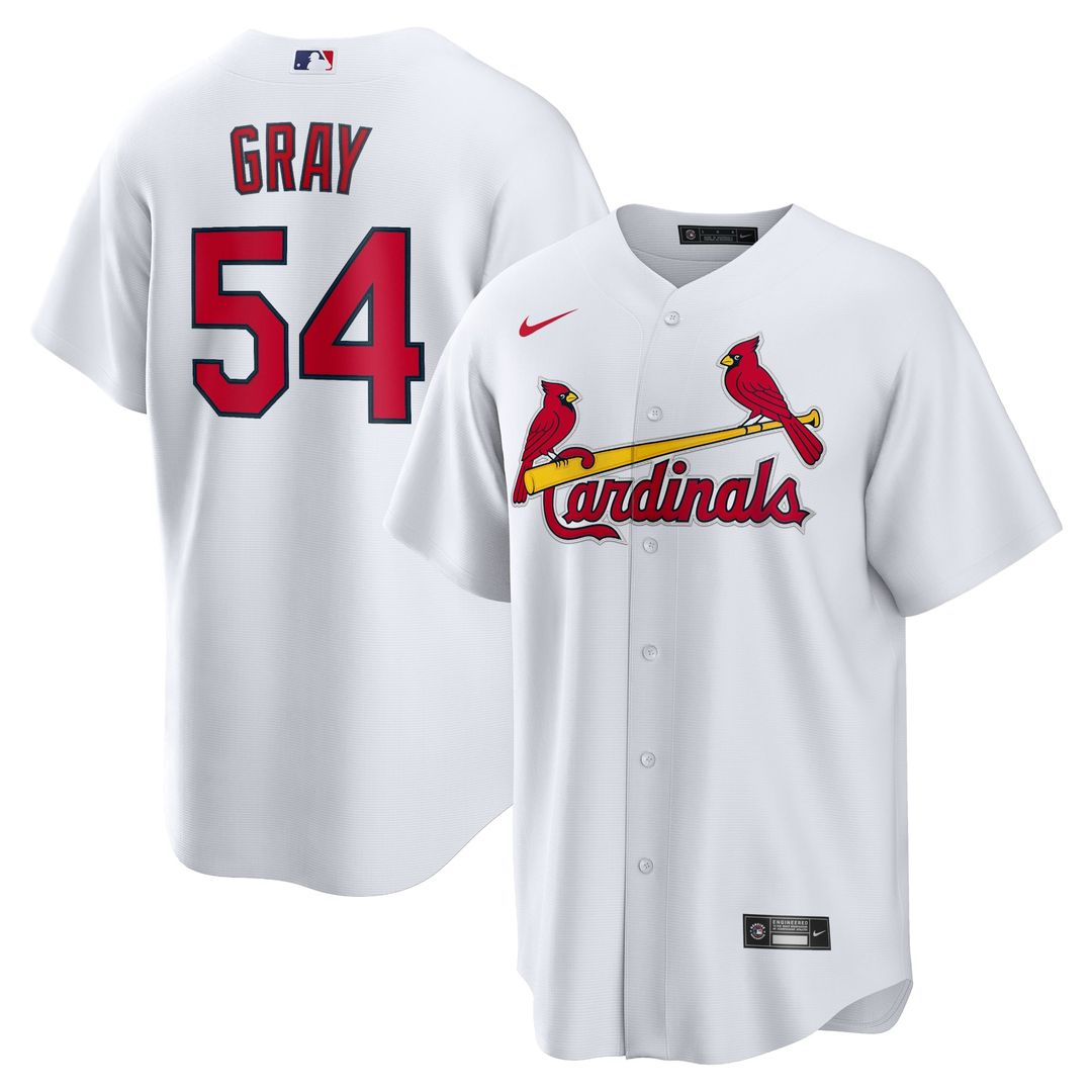 Men's St. Louis Cardinals Sonny Gray White Home Replica MLB Baseball Jersey - view 1