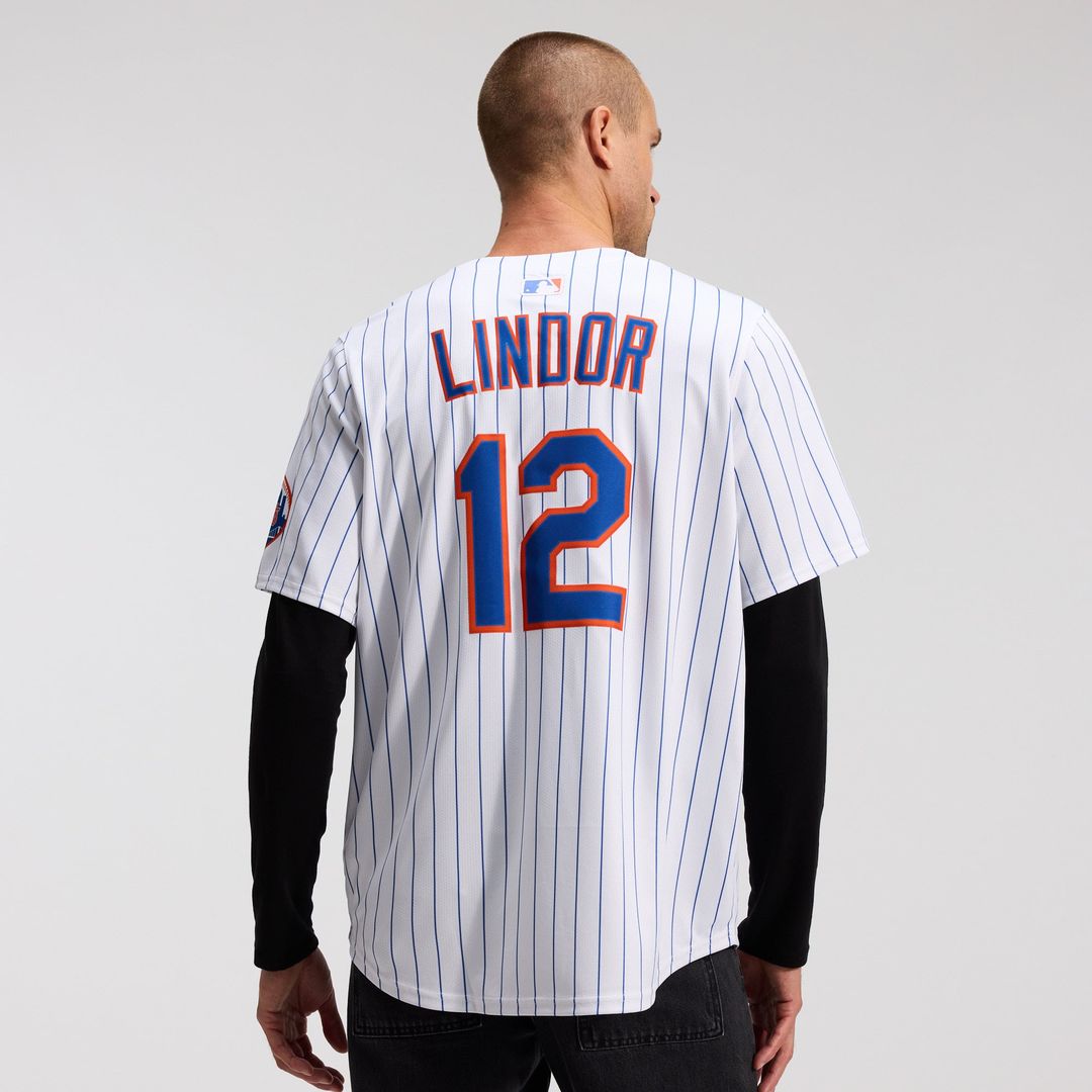 Men's New York Mets Francisco Lindor Gray Road Limited MLB Baseball Jersey - view 13