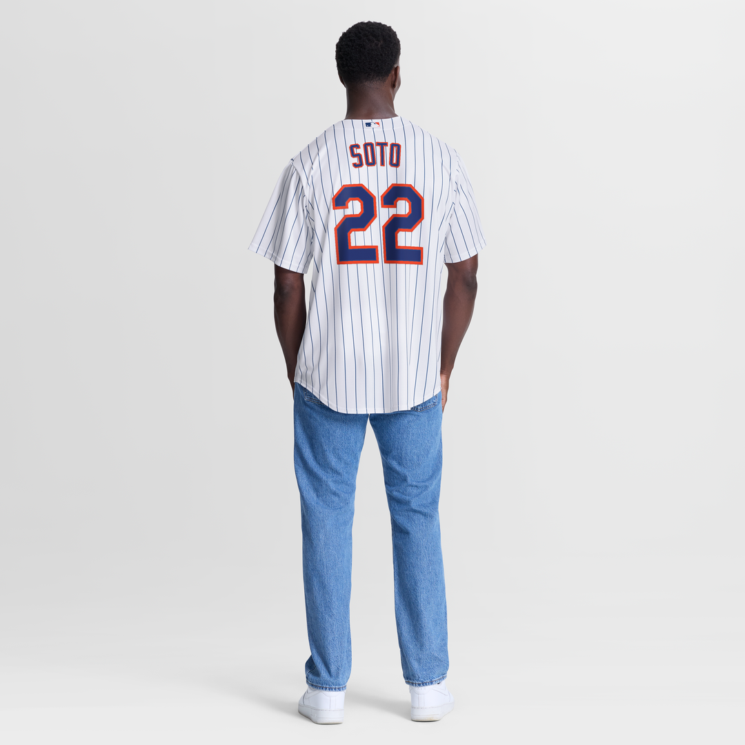 Men's New York Mets Juan Soto White Home Replica MLB Baseball Jersey - view 5