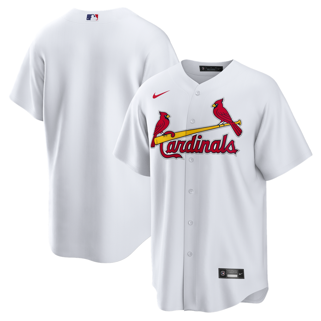 Men's St. Louis Cardinals White Home Big & Tall Replica MLB Baseball Jersey - view 1
