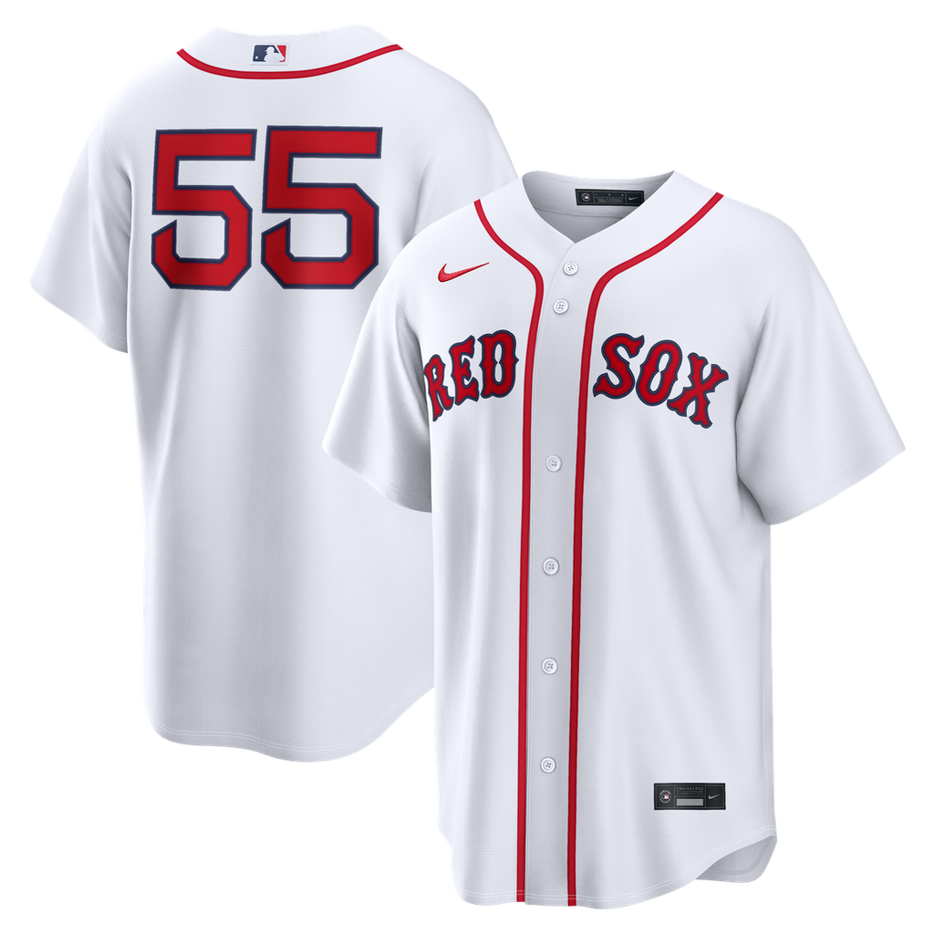 Men's Boston Red Sox Ranger Suárez White Home Replica MLB Baseball Jersey - view 1