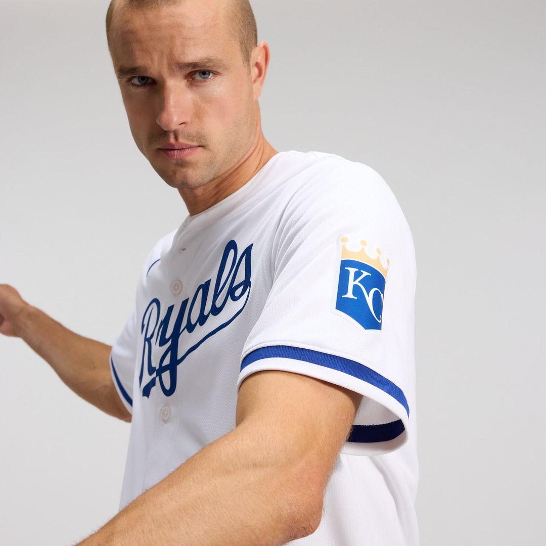 Men's Kansas City Royals White Home Limited MLB Baseball Jersey - view 9