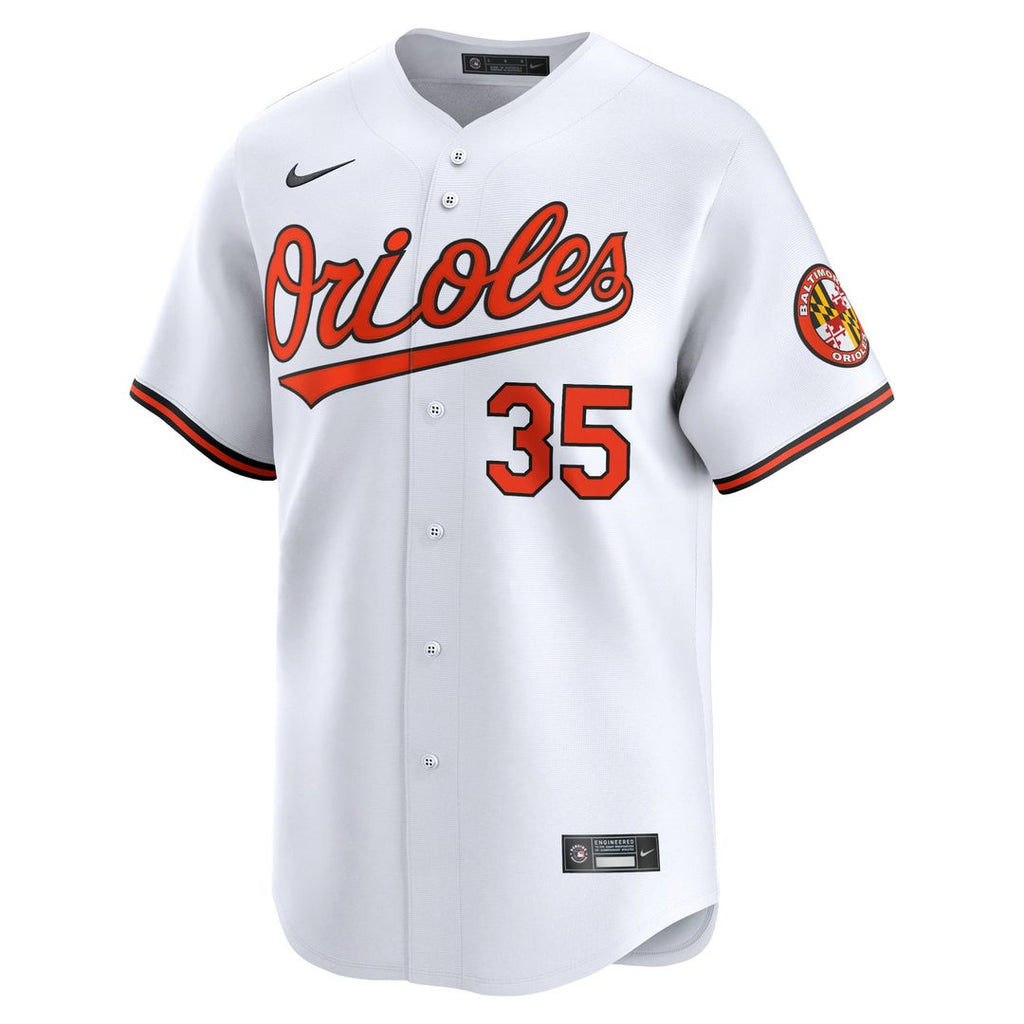 Men's Baltimore Orioles Adley Rutschman White Home Limited MLB Baseball Jersey - view 2