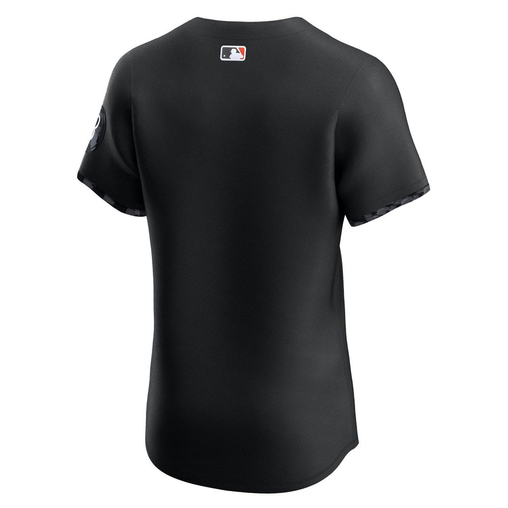Men's Baltimore Orioles Black City Connect Elite MLB Baseball Jersey - view 3