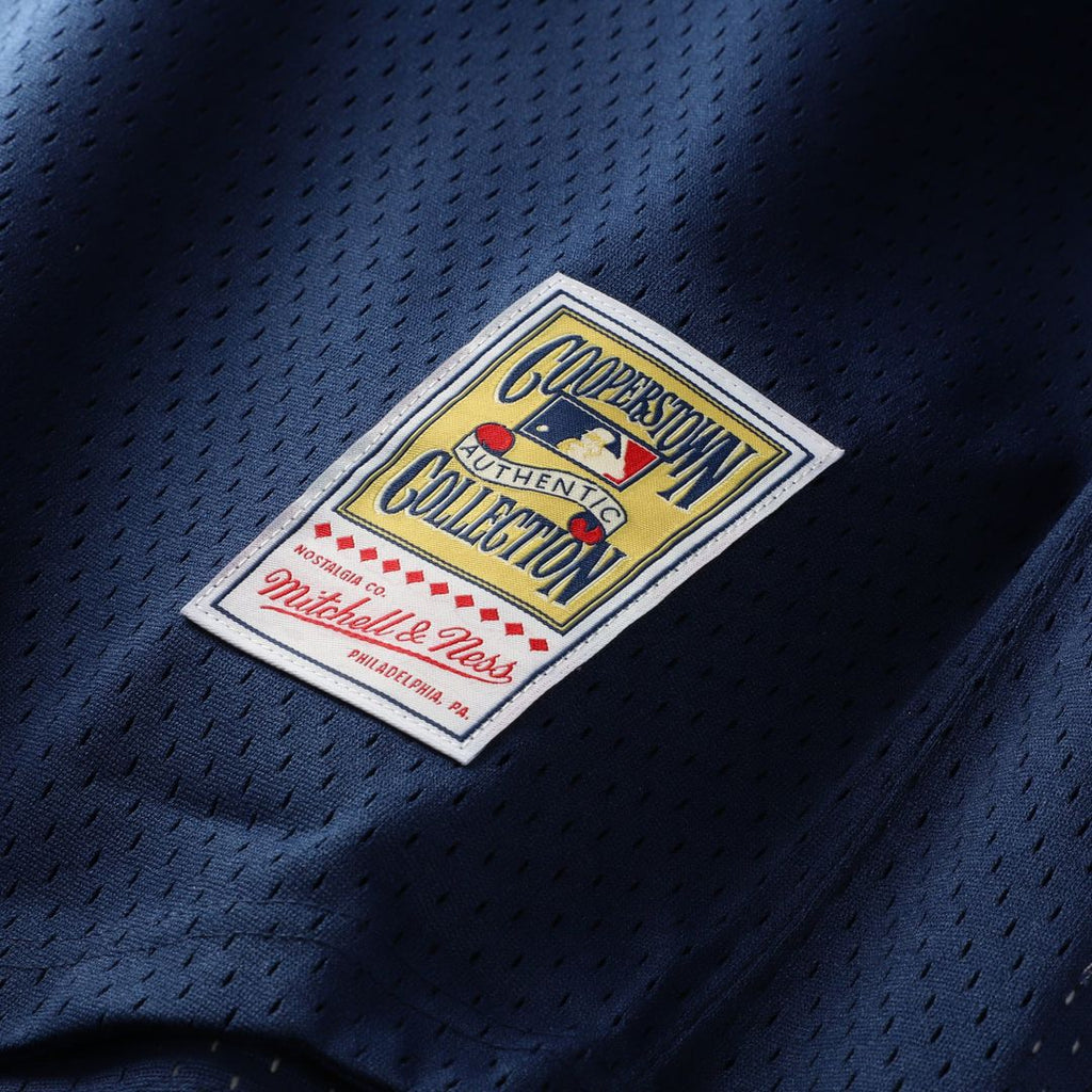 Men's New York Yankees Mariano Rivera Navy Cooperstown Collection Big & Tall Mesh Batting Practice MLB Baseball Jersey - view 7
