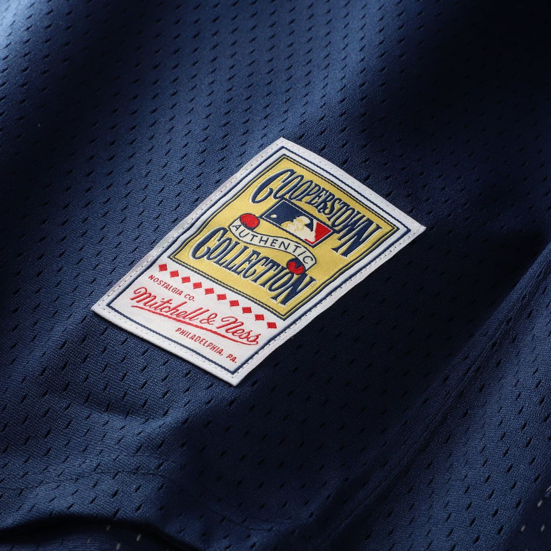 Men's New York Yankees Mariano Rivera Navy Cooperstown Collection Big & Tall Mesh Batting Practice MLB Baseball Jersey - view 7