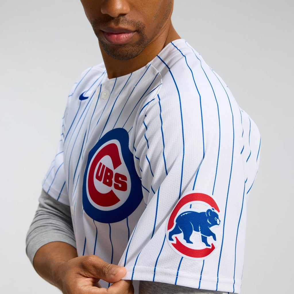 Men's Chicago Cubs Dansby Swanson White Home Limited MLB Baseball Jersey - view 9
