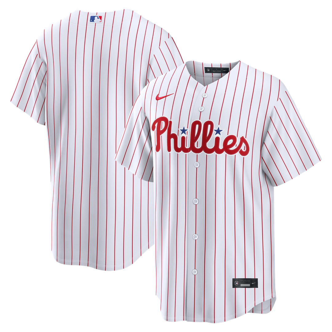 Men's Philadelphia Phillies White Home Replica MLB Baseball Jersey - view 1