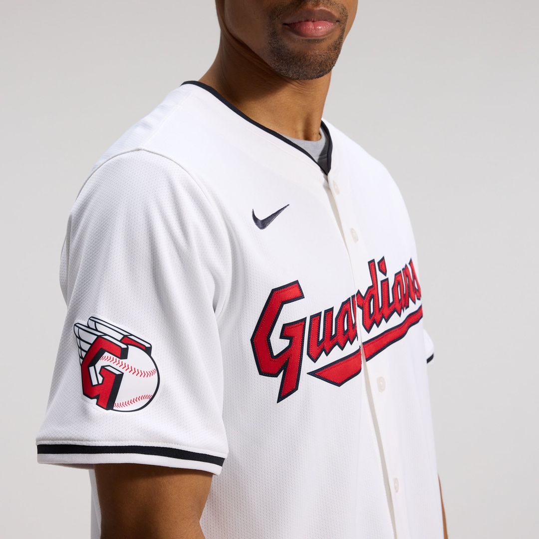 Men's Cleveland Guardians Jose Ramirez White Home Limited MLB Baseball Jersey - view 6