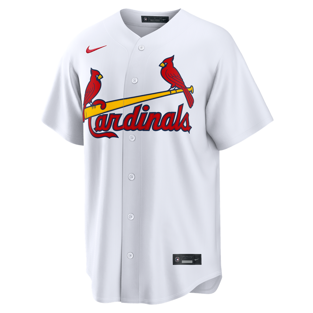 Men's St. Louis Cardinals Jordan Walker White Home Replica MLB Baseball Jersey - view 2