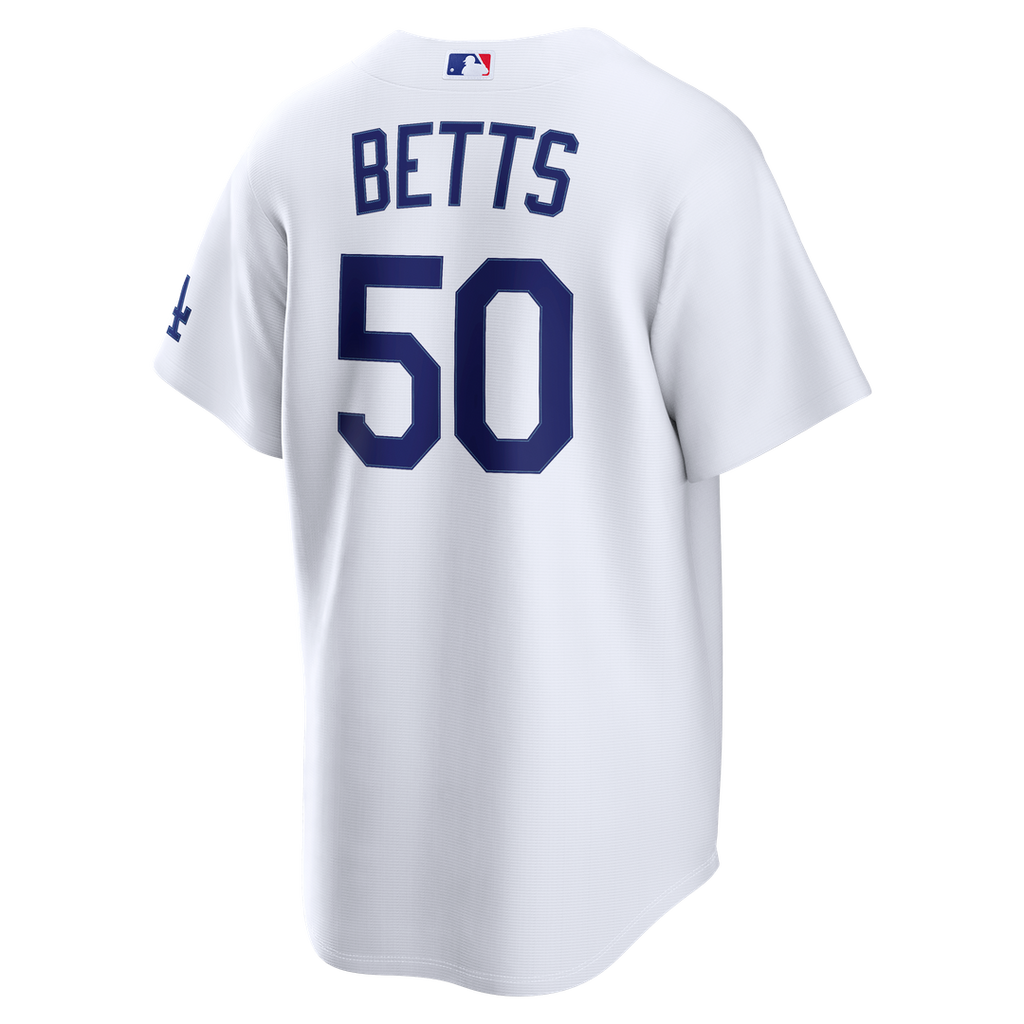 Men's Los Angeles Dodgers Mookie Betts Gray Stadium MLB Baseball Jersey - view 9