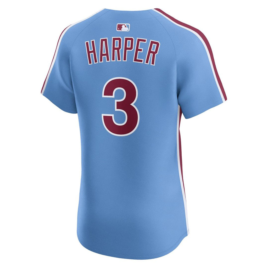 Men's Philadelphia Phillies Bryce Harper White Home Elite MLB Baseball Jersey - view 15