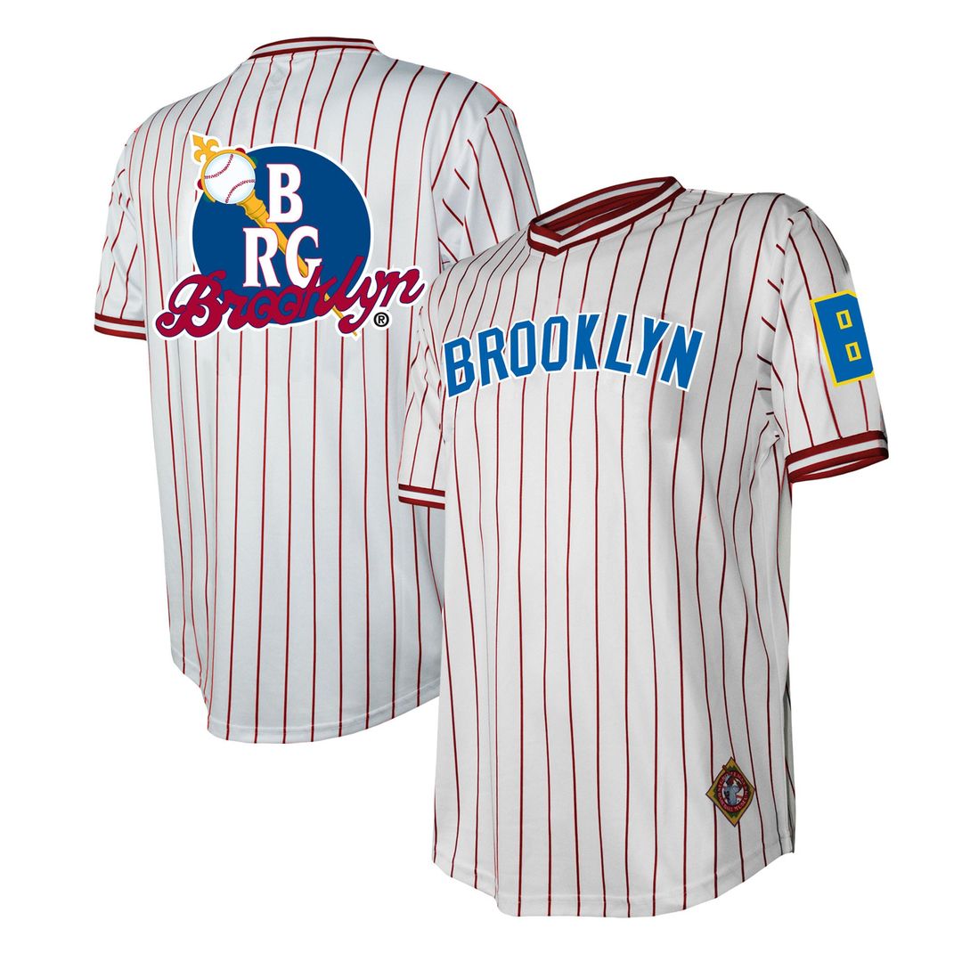 Men's Brooklyn Royal Giants White V-Neck MLB Baseball Jersey - view 1