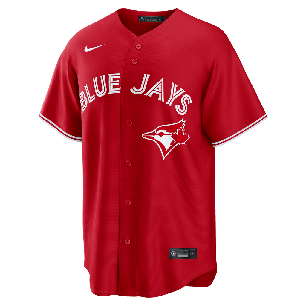 Men's Toronto Blue Jays Anthony Santander Red Canada Day Replica MLB Baseball Jersey - view 5