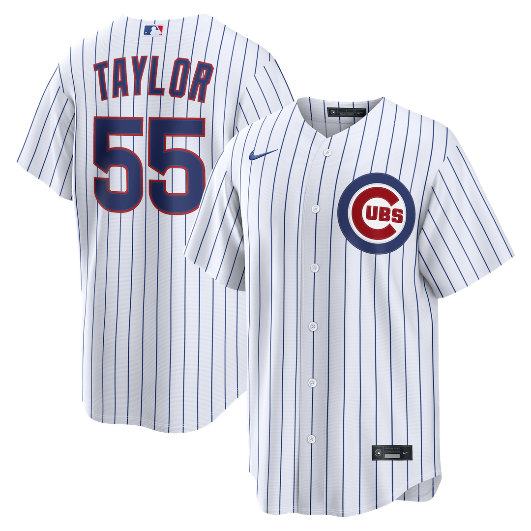 Men's Chicago Cubs Tyrone Taylor White Home Replica MLB Baseball Jersey - view 1