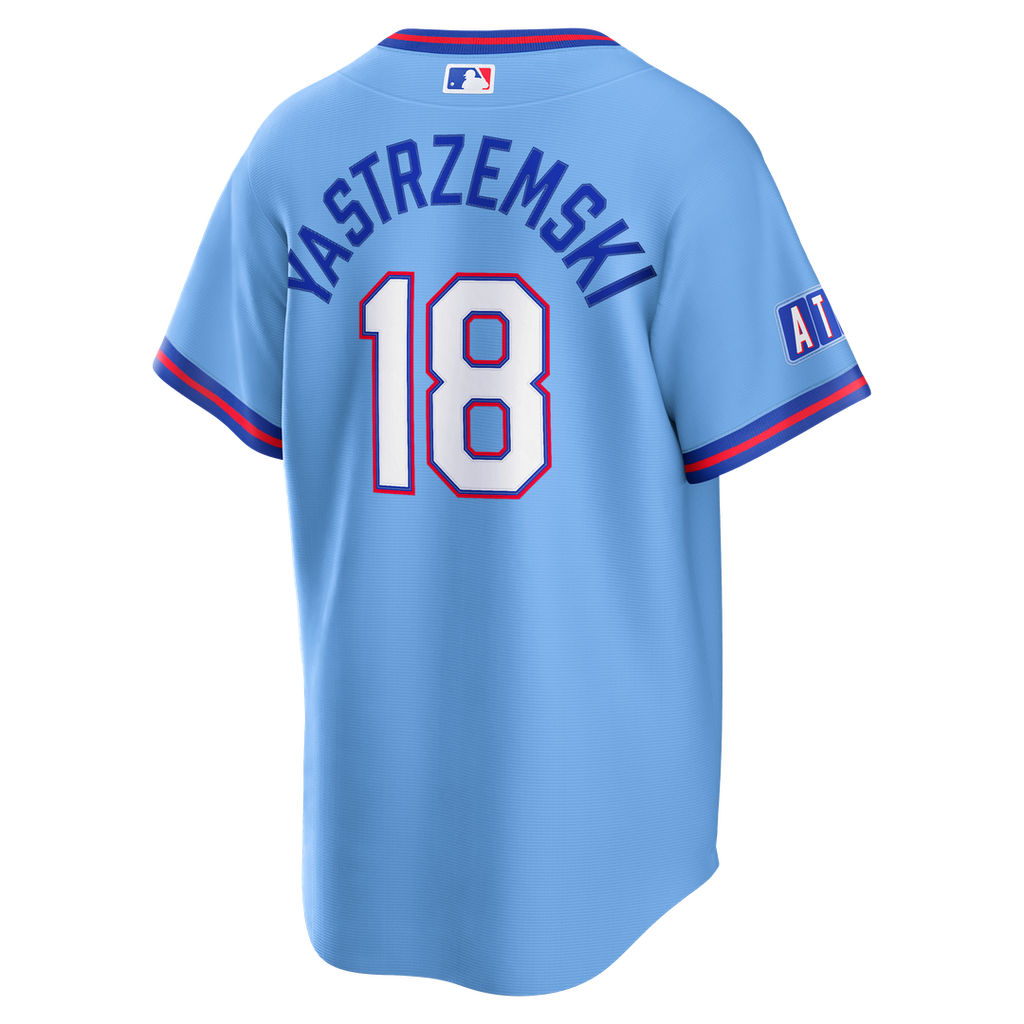 Men's Atlanta Braves Mike Yastrzemski Powder Blue 2026 City Connect Stadium MLB Baseball Jersey - view 3