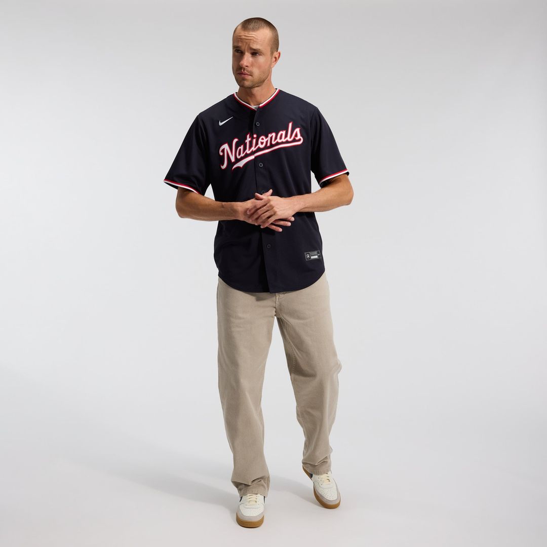Men's Washington Nationals Dylan Crews Navy Alternate Replica MLB Baseball Jersey - view 5