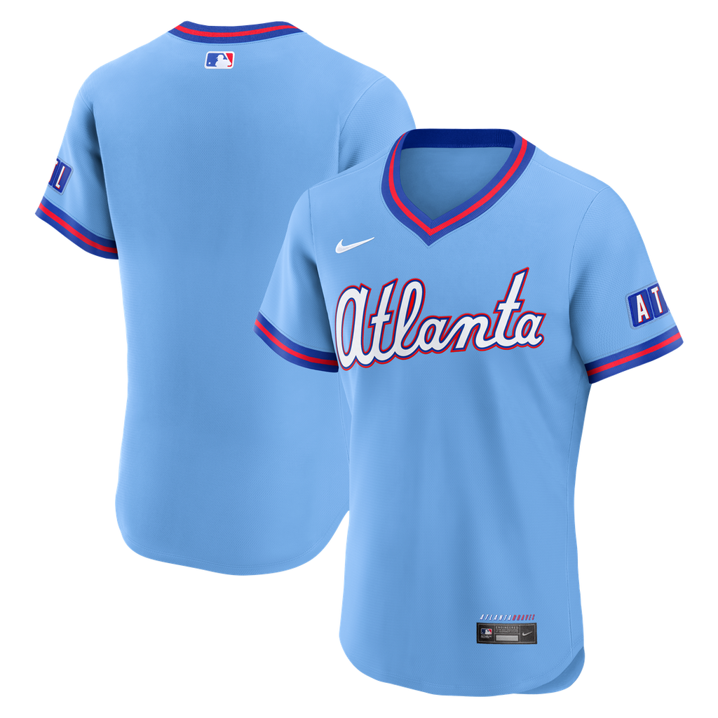 Men's Atlanta Braves Powder Blue 2026 City Connect MLB Baseball Jersey - view 1