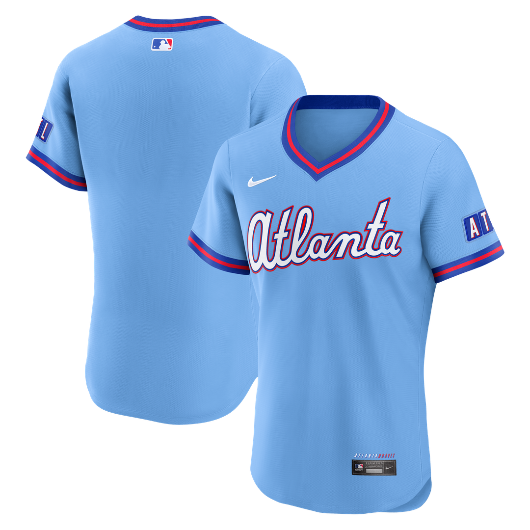 Men's Atlanta Braves Powder Blue 2026 City Connect MLB Baseball Jersey - view 1