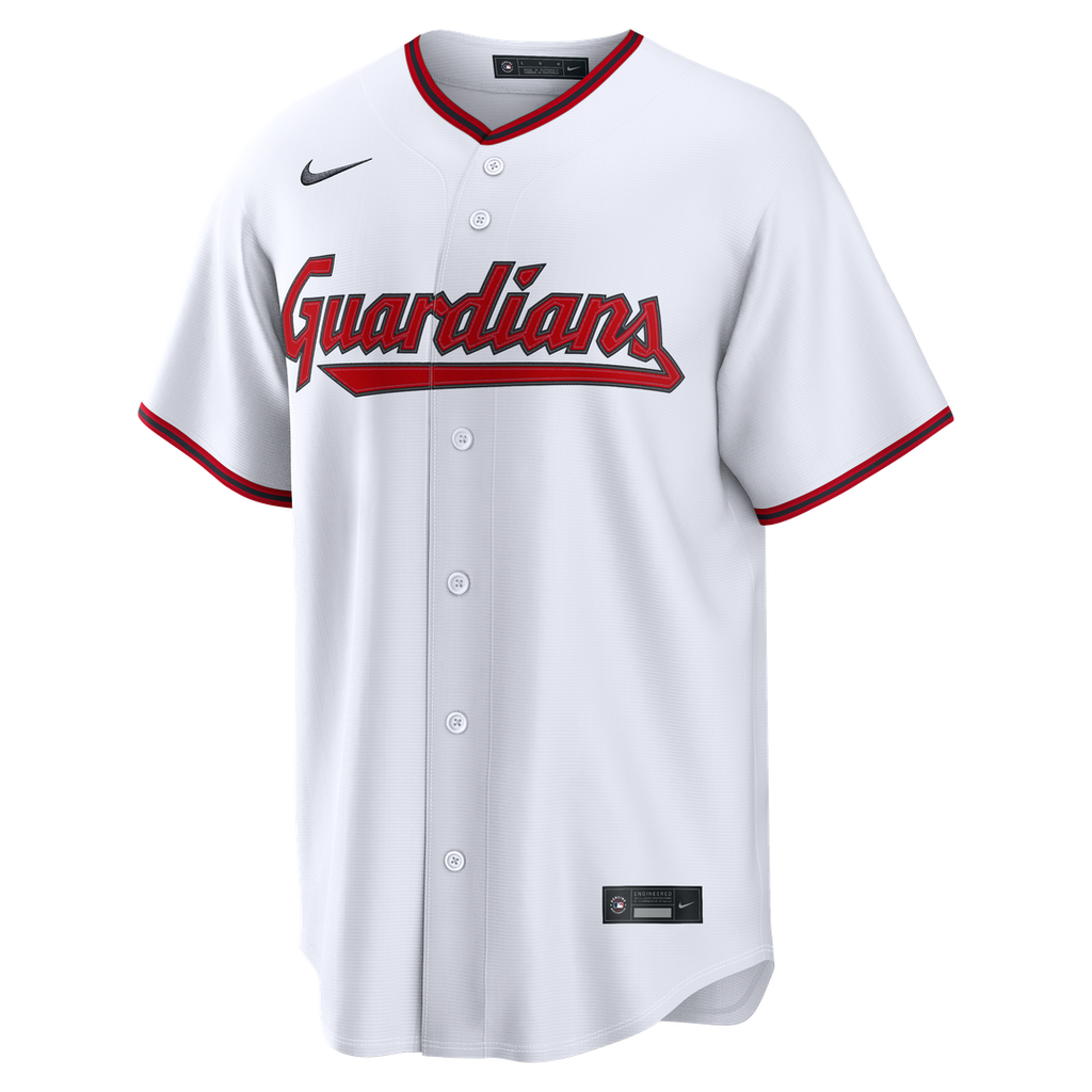 Men's Cleveland Guardians José Ramírez White Home Replica MLB Baseball Jersey - view 2