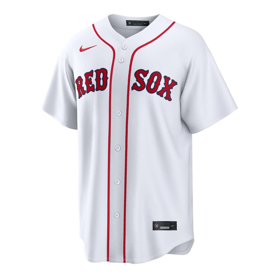Men's Boston Red Sox Wilyer Abreu White Home Replica MLB Baseball Jersey - view 2
