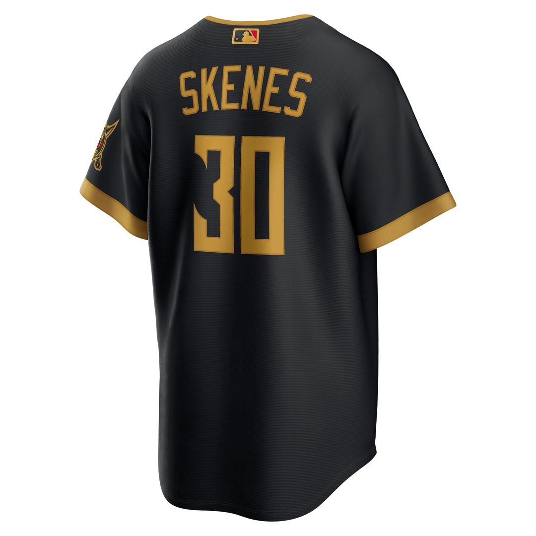 Men's Pittsburgh Pirates Paul Skenes Black 2026 City Connect Stadium MLB Baseball Jersey - view 3