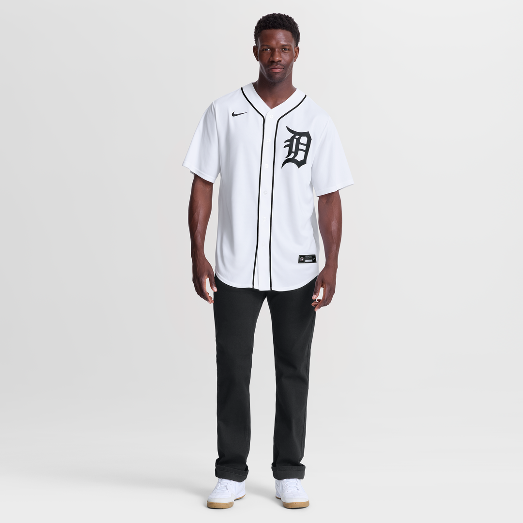 Men's Detroit Tigers Tarik Skubal White Home Replica MLB Baseball Jersey - view 4