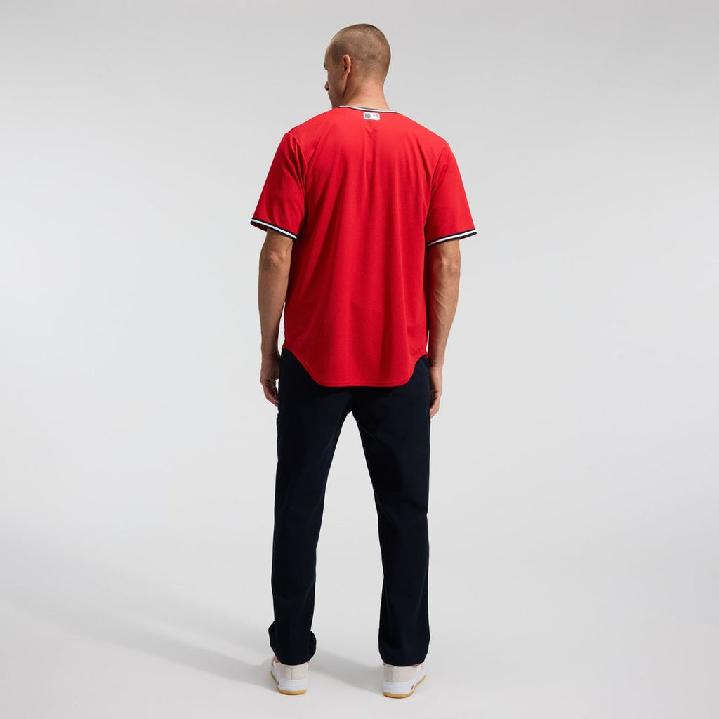 Men's Cleveland Guardians Red Alternate 2 Replica MLB Baseball Jersey - view 5