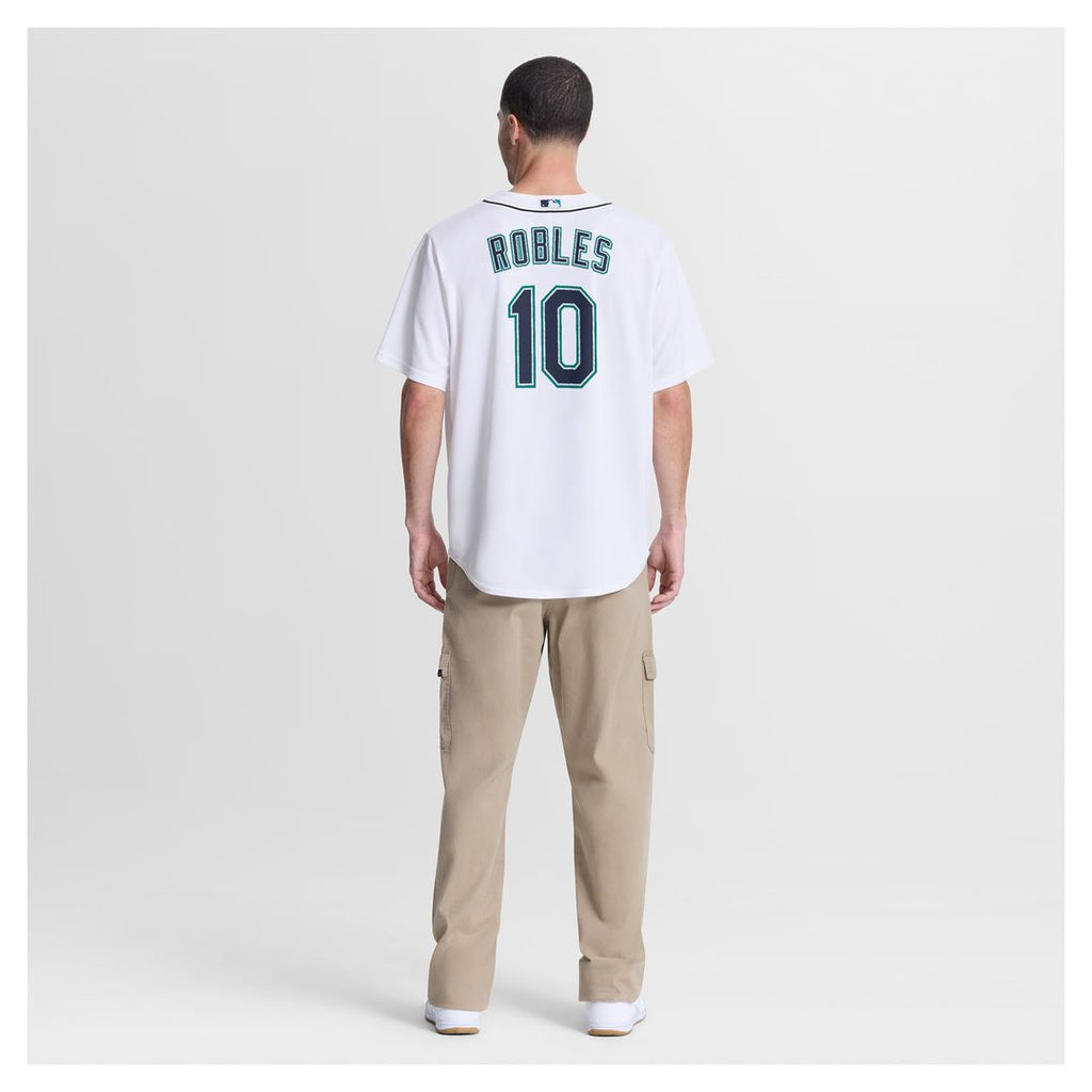 Men's Seattle Mariners Victor Robles White Home Replica MLB Baseball Jersey - view 5