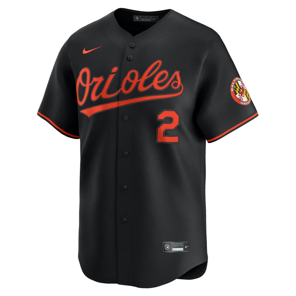 Men's Baltimore Orioles Gunnar Henderson White Home Limited MLB Baseball Jersey - view 25