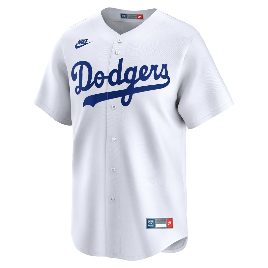 Men's Brooklyn Dodgers Jackie Robinson Gray Throwback Cooperstown Collection Limited MLB Baseball Jersey - view 8