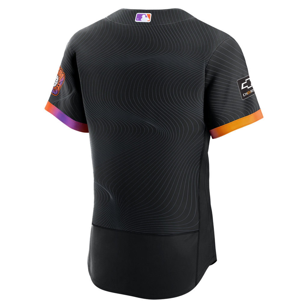 Men's San Francisco Giants Anthracite City Connect Sponsor Patch MLB Baseball Jersey - view 3