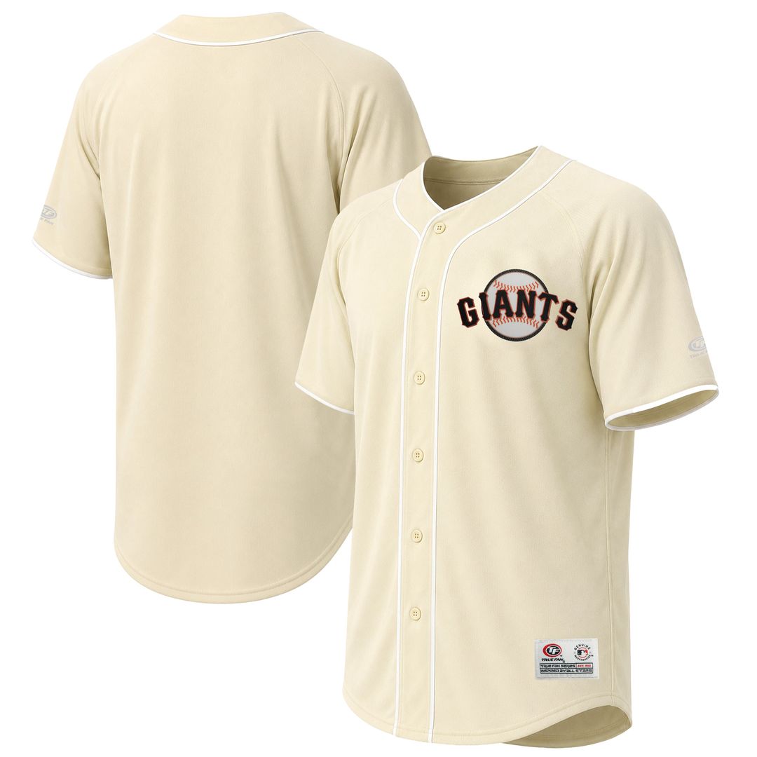 Men's San Francisco Giants Cream Fashion MLB Baseball Jersey - view 1