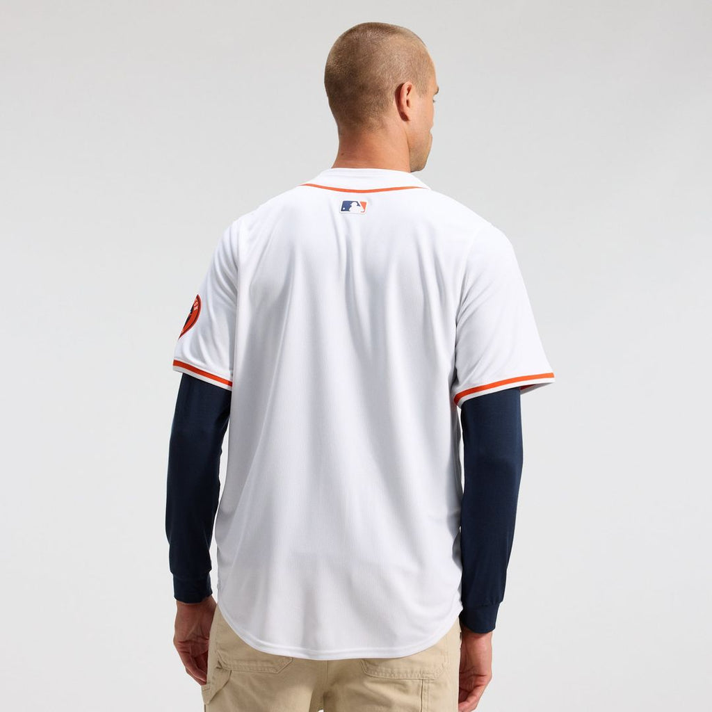 Men's Houston Astros White Home Limited MLB Baseball Jersey - view 3