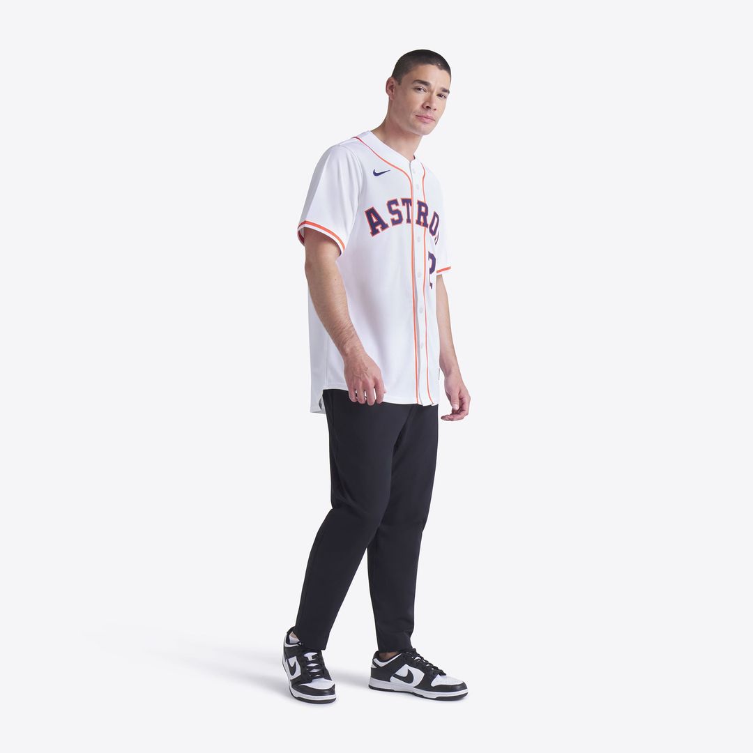 Men's Houston Astros Jose Altuve White Home Limited MLB Baseball Jersey - view 6