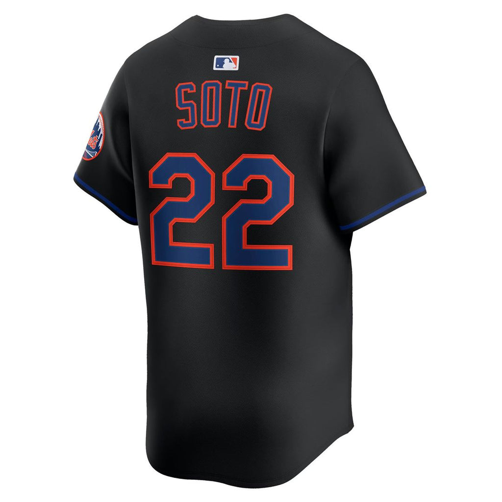 Men's New York Mets Juan Soto Black Alternate Limited MLB Baseball Jersey - view 22