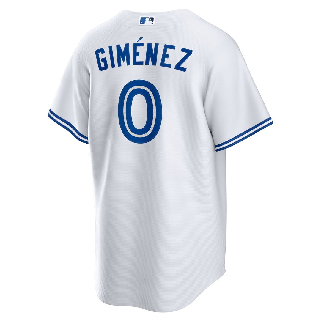 Men's Toronto Blue Jays Andres Gimenez White Home Replica MLB Baseball Jersey - view 3