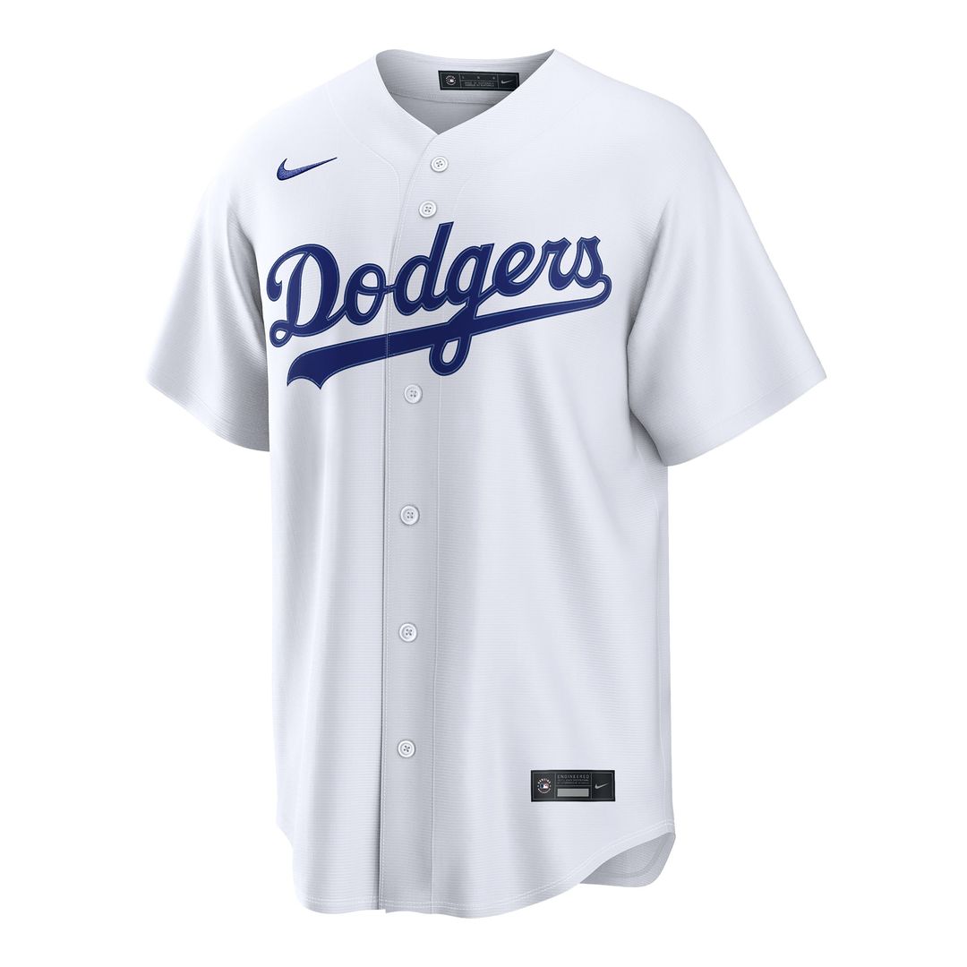 Men's Los Angeles Dodgers Tanner Scott White Home Replica MLB Baseball Jersey - view 2