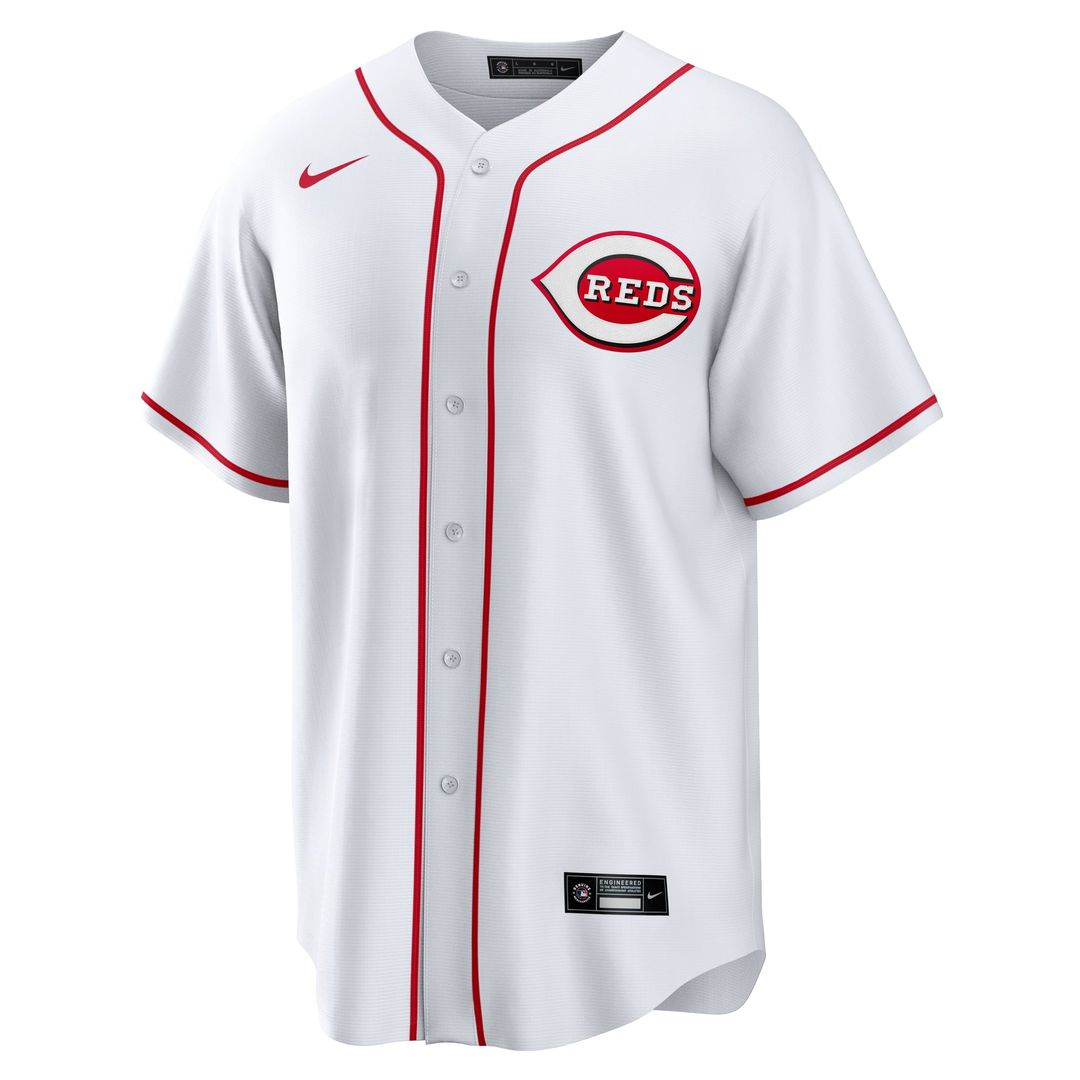 Men's Cincinnati Reds TJ Friedl White Home Replica MLB Baseball Jersey - view 2
