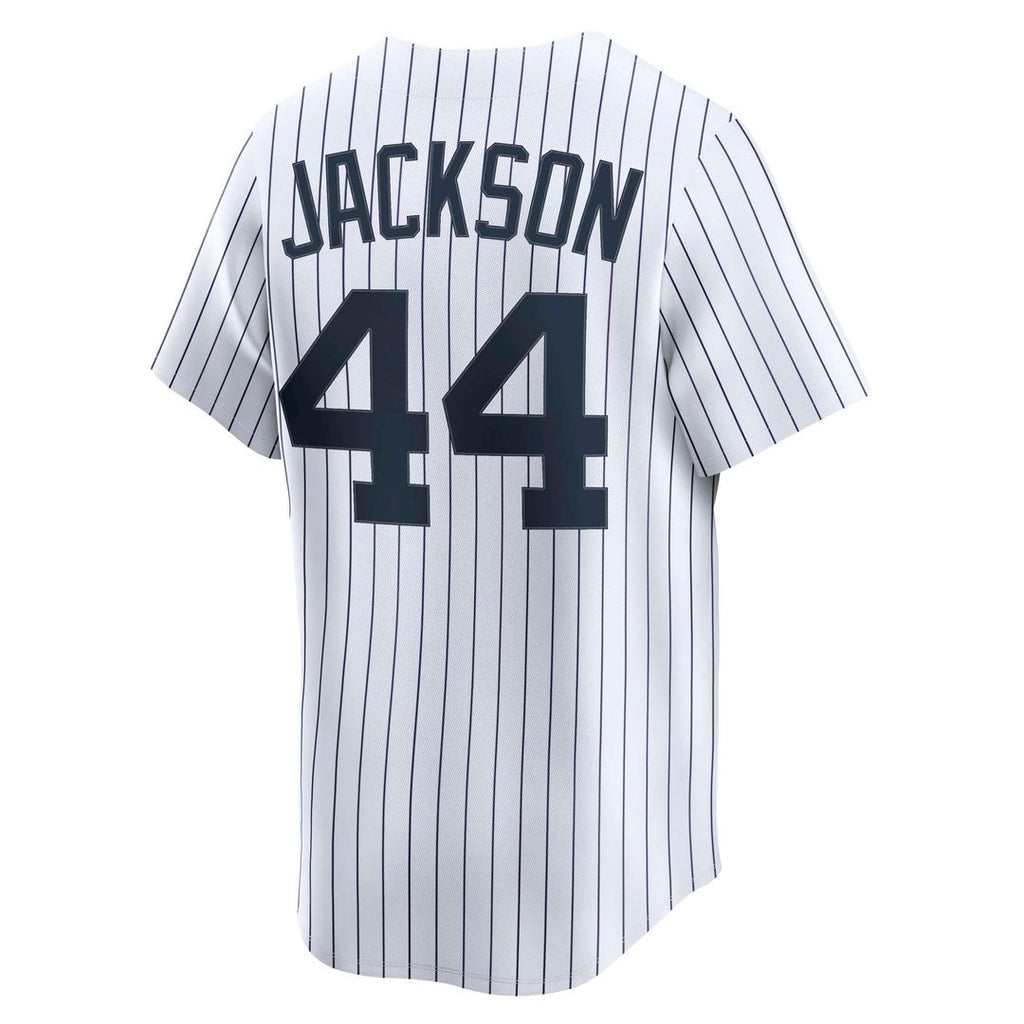 Men's New York Yankees Reggie Jackson White Throwback Cooperstown Collection Limited MLB Baseball Jersey - view 3